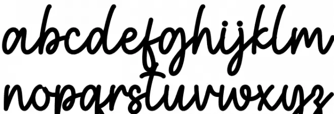 Autumn Holiday फ़ॉन्ट लोअरकेस