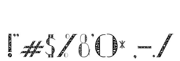 Autumn Leaves Regular Font OTHER CHARS