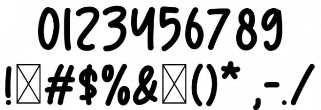 Autumn Leaves Font OTHER CHARS