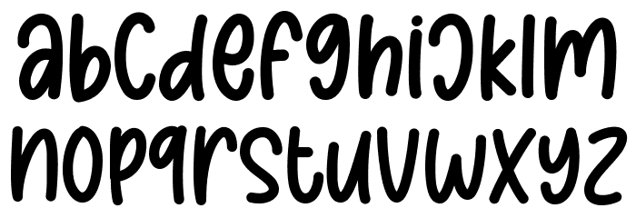 Autumn Leaves Font LOWERCASE