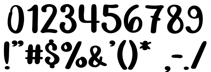 Autumn Lover Font OTHER CHARS