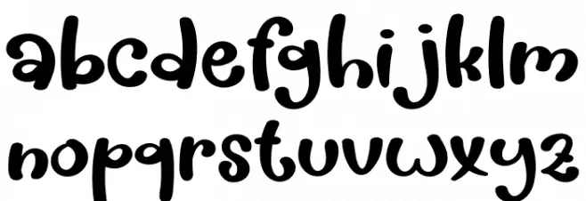 Autumn Lover फ़ॉन्ट लोअरकेस