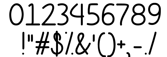 Autumn Moon Font OTHER CHARS