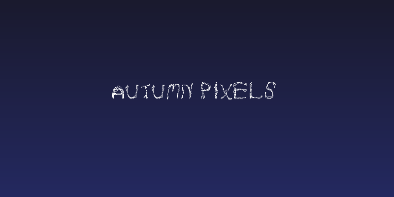 Autumn Pixels Social Header