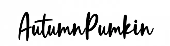 Autumn Pumkin  フリーフォントのダウンロード