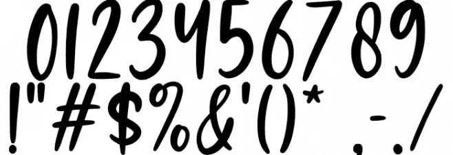 Autumn Pumkin Font OTHER CHARS