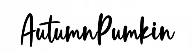 Autumn Pumkin  Frei Schriftart Herunterladen