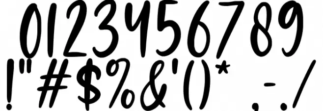 Autumn Pumkin Font OTHER CHARS