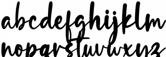 Autumn Pumkin Font Litere mici