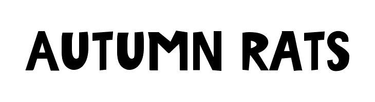 Autumn Rats  Fuentes Gratis Descargar
