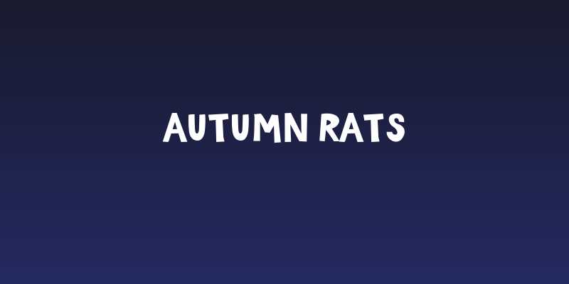Autumn Rats Social Header