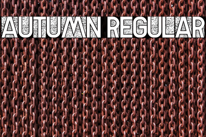 Autumn Regular Example 3