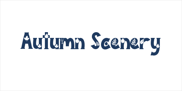 Autumn Scenery Logo