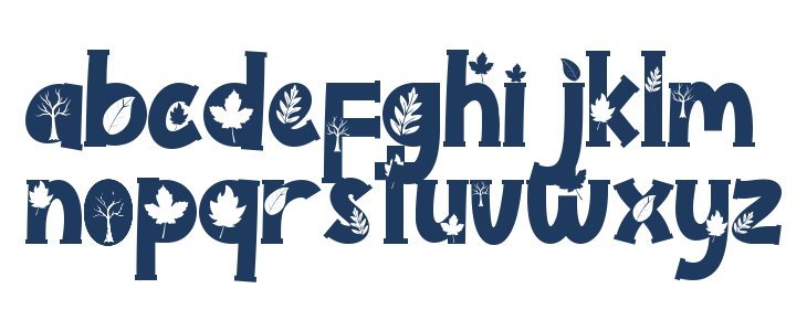 Autumn Scenery Lowercase