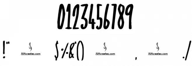 Autumn Sunrise Font OTHER CHARS