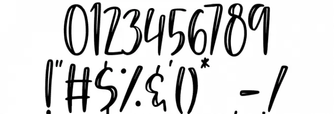 Autumn Sunset Font OTHER CHARS