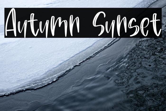 Autumn Sunset Example 2