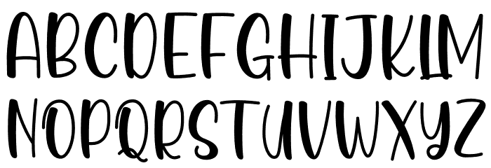 Autumn Vibes Font UPPERCASE
