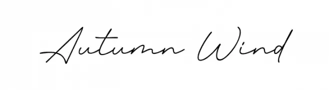 Autumn Wind  Fuentes Gratis Descargar