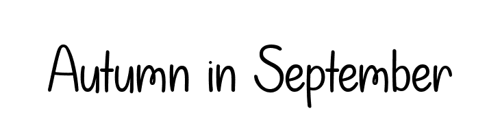 Autumn in September  لخطوط تنزيل