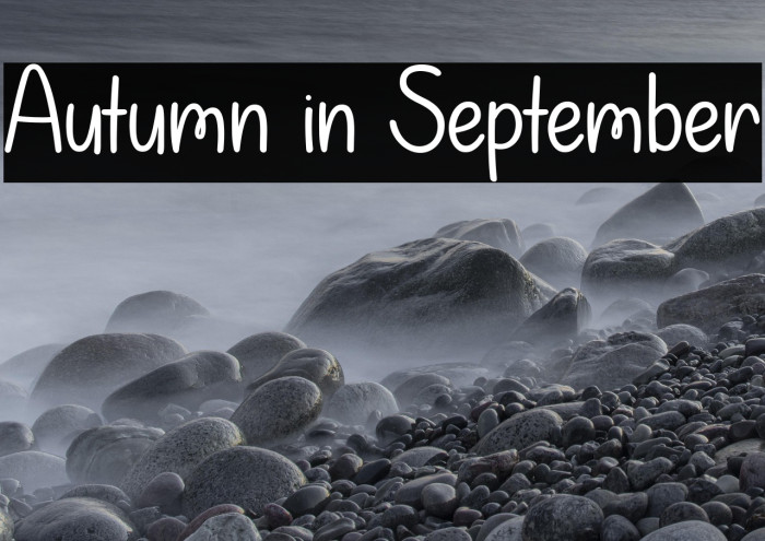 Autumn in September Example 2