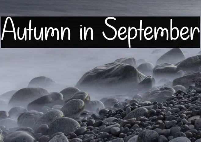 Autumn in September Example 2