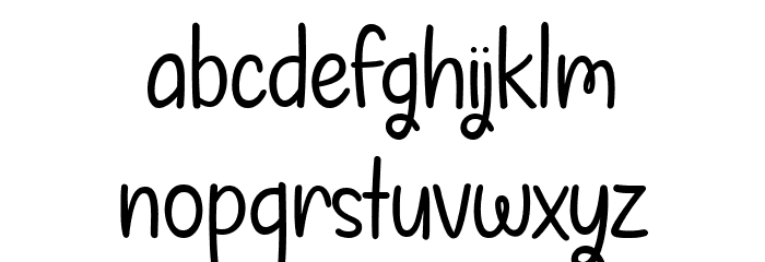 Autumn in September Font LOWERCASE