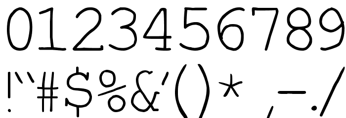 Autumn Font OTHER CHARS