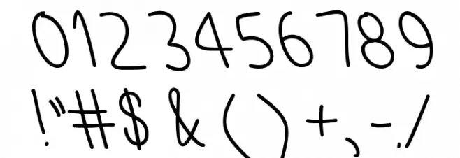 AutumnBreeze Font OTHER CHARS