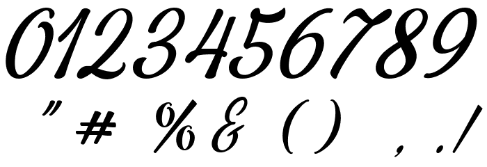 AutumnFlower Font OTHER CHARS