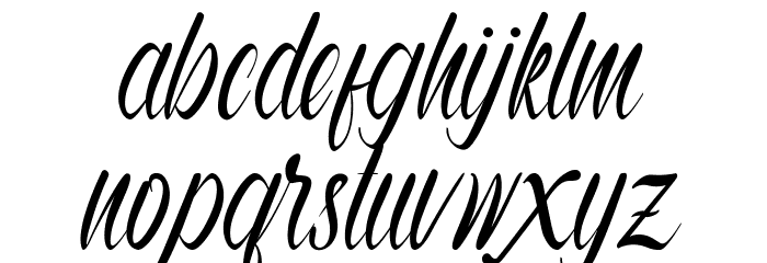 AutumnFlower Font LOWERCASE