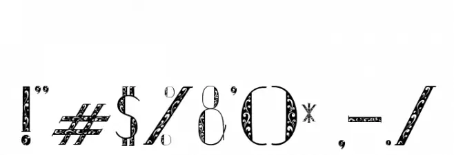 AutumnLeaves Font OTHER CHARS