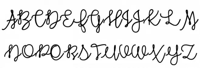 AutumnMoon Schriftart Groß