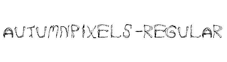 AutumnPixels-Regular  नि: शुल्क फ़ॉन्ट्स डाउनलोड