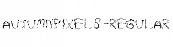 AutumnPixels-Regular  Fuentes Gratis Descargar