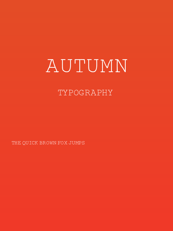Autumn Poster