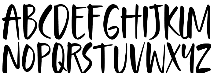 Autumnal Caratteri MAIUSCOLE