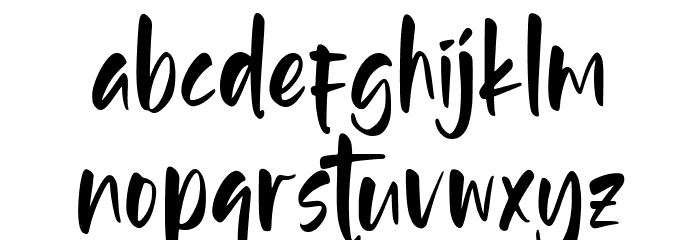 Autumnal Caratteri MINUSCOLO