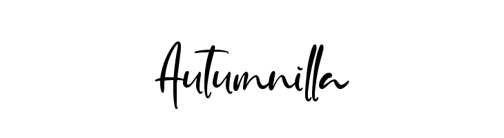 Autumnilla  Frei Schriftart Herunterladen