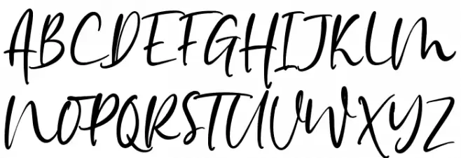 Autumnilla Font Litere mari