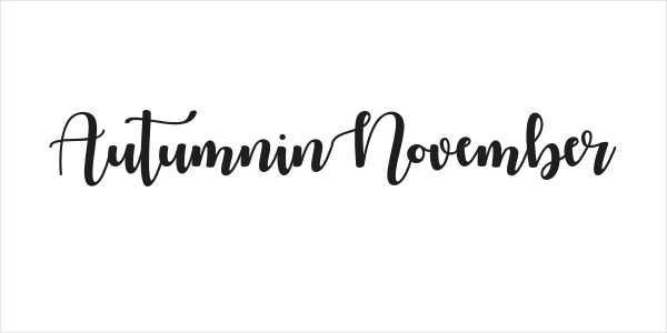 AutumninNovember Logo