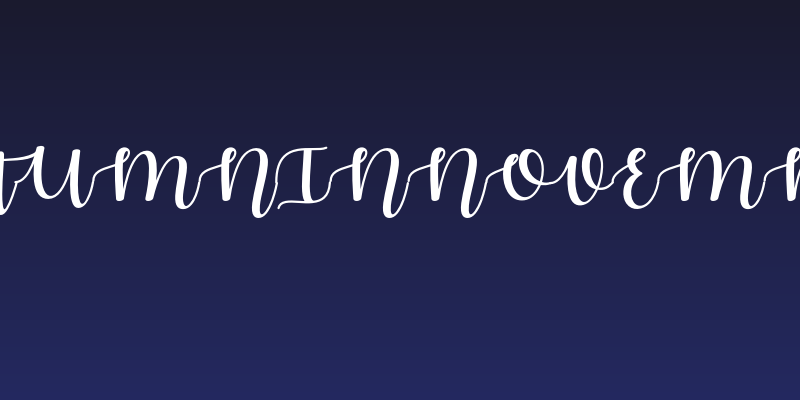 AutumninNovember Social Header