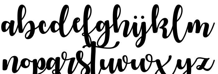 AutumninNovember Font LOWERCASE