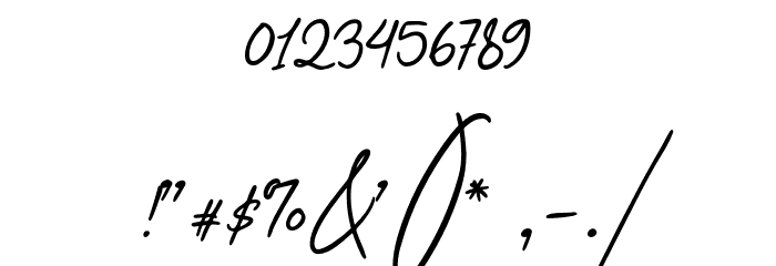 AuturiumDEMO-Regular Font OTHER CHARS