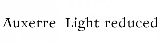 Auxerre 45 Light reduced  नि: शुल्क फ़ॉन्ट्स डाउनलोड