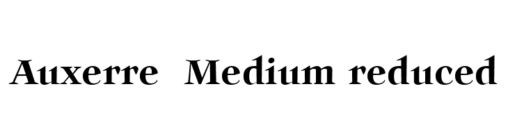 Auxerre 65 Medium reduced  font caratteri gratis