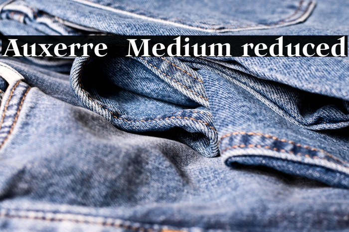 Auxerre 65 Medium reduced Example 1