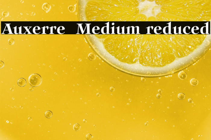 Auxerre 65 Medium reduced Example 3