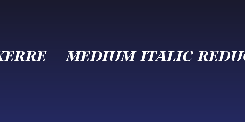 Auxerre 66 Medium Italic reduced Social Header