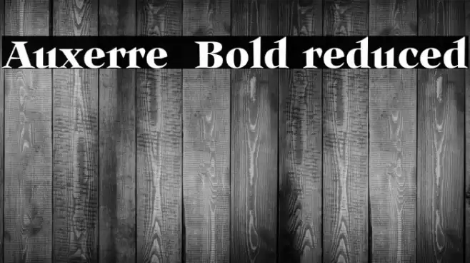 Auxerre 75 Bold reduced Font examples